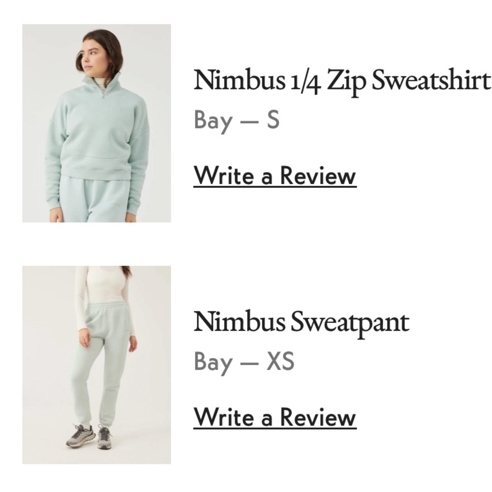Outdoor Voices Nimbus Sweatpants - Picture 2 of 3